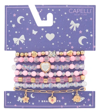 Thumbnail 1: Capelli New York 7 Pc Bracelet Set 