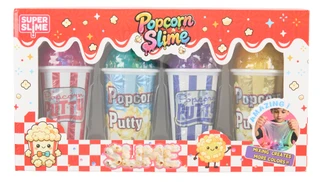 Thumbnail 1: 4 Pc Popcorn Slime Set 