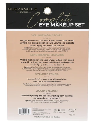 Thumbnail 2: RUBY + MILLIE Eye Makeup Mascara Set  