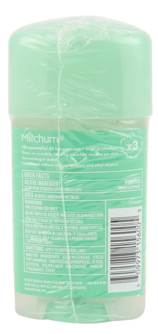Thumbnail 2: MITCHUM 2 Pk Powder Fresh Deodorant 