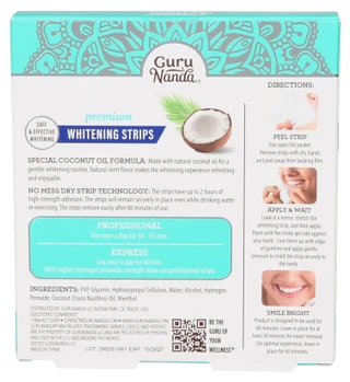 Thumbnail 2: Guru Nanda 14 Pk Teeth Whitening Strips  