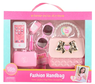 Thumbnail 1: Glitz Girlz 9 Pc Fashion Handbag Playset 