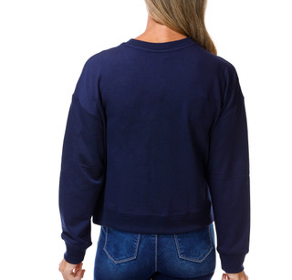 Thumbnail 3: Marled Women's Petite Harvest Rhinestone Hello Fall Sweatshirt 
