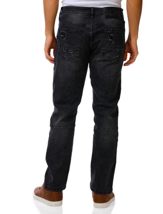 Thumbnail 2: F&R Men's Distressed Skinny Jeans  