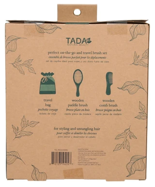 Thumbnail 2: Tada 2-in-1 Portable Brush Travel Set  