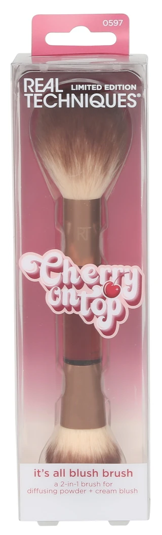 Thumbnail 1: Real Techniques Cherry on Top 2 Sided It's All Blush Brush 