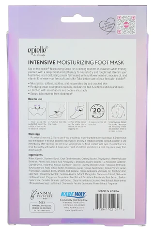 Thumbnail 2: EPIELLE 3 Pr Intensive Moisturizing Foot Masks 