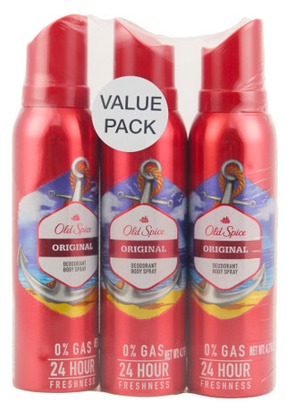 Thumbnail 1: Old Spice 3 Pk Original Deodorant Body Spray for Him 