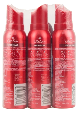 Thumbnail 2: Old Spice 3 Pk Original Deodorant Body Spray for Him 