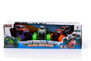 Thumbnail 1: Brooklyn Lollipop 3 Pk Shock Monster Trucks 