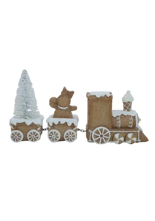 Thumbnail 2: Magical Season 10" Gingerbread Train Christmas Tree 