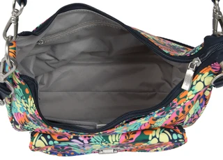 Thumbnail 2: BAGGALLINI Coastal Flip Lock Half Moon Bag 