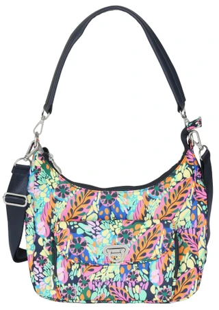Thumbnail 1: BAGGALLINI Coastal Flip Lock Half Moon Bag 