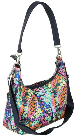 Thumbnail 3: BAGGALLINI Coastal Flip Lock Half Moon Bag 