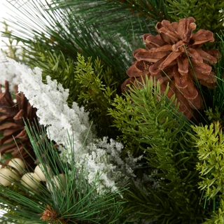 Thumbnail 3: Magical Season 25 in Eucalyptus & Berry Arrangement in Ceramic Pot 