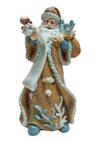 Thumbnail 2: Magical Season 13" LED Gingerbread Coastal Santa 