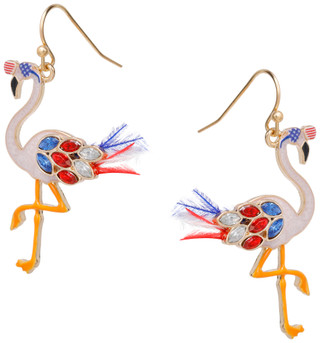 Thumbnail 2: Black Diamond America 250 Flamingo Drop Earrings 