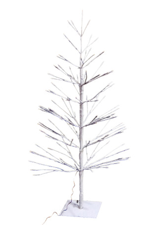 Thumbnail 2: Magical Season 4 ft Snowy LED Christmas Tree 