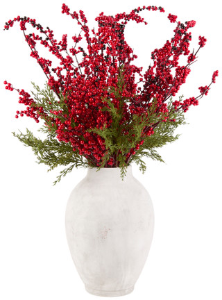 Thumbnail 1: Magical Season Berry Arrangement in Decorative Pot 