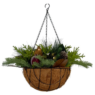 Thumbnail 1: Magical Season 17" LED Hanging Pomegranate Arrangement 
