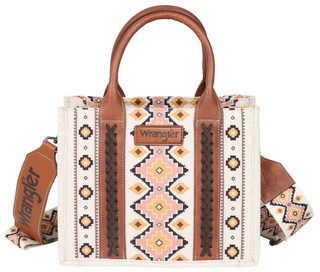 Thumbnail 1: Wrangler Aztec Small Tote Bag With Crossbody Strap 