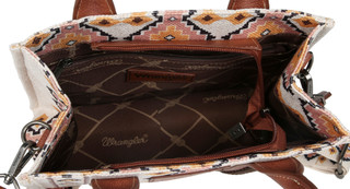 Thumbnail 2: Wrangler Aztec Small Tote Bag With Crossbody Strap 