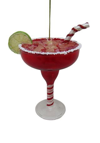 Thumbnail 2: Magical Season Glass Cocktail Christmas Ornament - 4" x 3" x 5" 