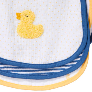 Thumbnail 2: DREAMGRO Duck Muslin Burp Cloths, 3-Pack 