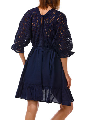 Thumbnail 2: Dotti Women's 3/4 Sleeve Eyelet Dress  