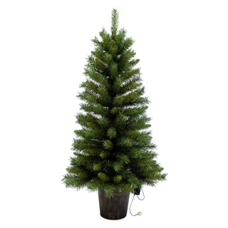 Thumbnail 2: Magical Season 4 ft Pre-Lit Christmas Tree with Warm White LED Lights 