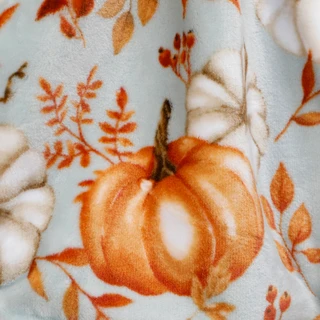 Thumbnail 2: deco 50x70 Pumpkin Harvest Soft Plush Throw Blanket 