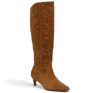 Thumbnail 1: Splendid Women's Josh Tall Perforated Suede Dress Boots 