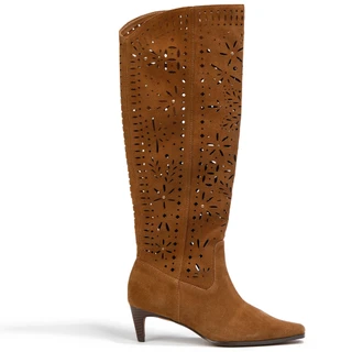Thumbnail 2: Splendid Women's Josh Tall Perforated Suede Dress Boots 