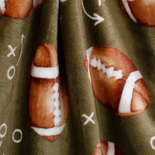 Thumbnail 2: deco 50x70 Football Soft Plush Throw Blanket 