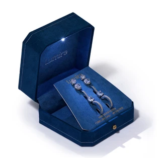 Thumbnail 2: Lumira 4 Pk Fine Silver Plated Earrings Set 