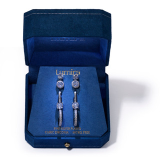 Thumbnail 1: Lumira 4 Pk Fine Silver Plated Earrings Set 