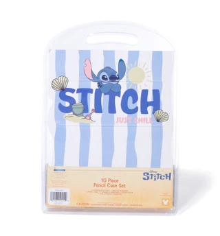 Thumbnail 2: Disney 10 Pc Stitch Pencil Case Set 