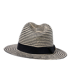 Thumbnail 2: KATE SPADE Two Tone Straw Fedora Hat 