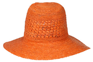 Thumbnail 2: SAN DIEGO HAT CO Women's Raffia Crochet Crown Fedora 