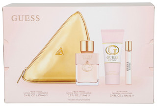 Thumbnail 3: Guess Iconic Women's 4-Piece Gift Set with Pouch 
