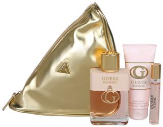 Thumbnail 1: Guess Iconic Women's 4-Piece Gift Set with Pouch 