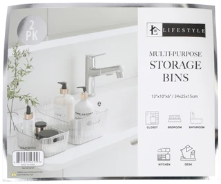 Thumbnail 2: Lifestyle 2 Pk Multi Storage Bins 