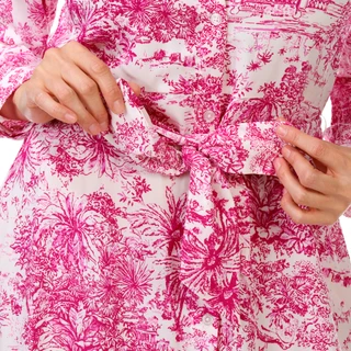 Thumbnail 2: HARLOW & ROSE Women's Long Sleeve Maxi Shirtdress 