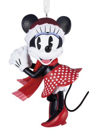 Thumbnail 1: Mickey Mouse Minnie Mouse Holiday Christmas Ornament 
