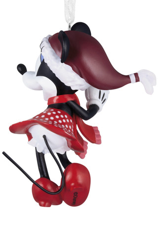 Thumbnail 2: Mickey Mouse Minnie Mouse Holiday Christmas Ornament 