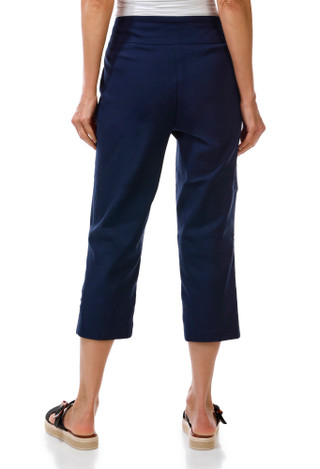 Thumbnail 2: Hearts of Palm Women's Solid Capris  