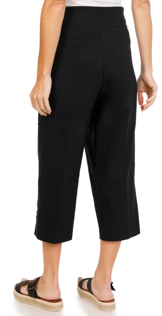 Thumbnail 2: Hearts of Palm Women's Solid Capris  