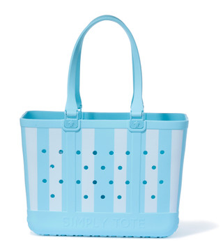 Thumbnail 1: SIMPLY SOUTHERN Stripe Tote Bag 