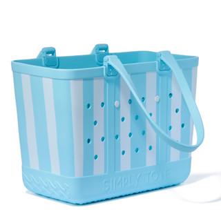Thumbnail 5: SIMPLY SOUTHERN Stripe Tote Bag 