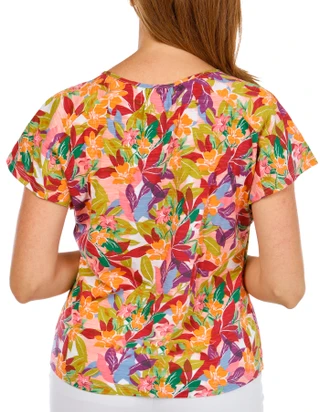 Thumbnail 2: Stella Parker Petite Smocked Neckline Top 